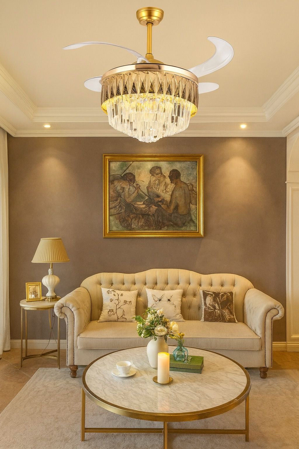 Invisible Fan Light - Gold