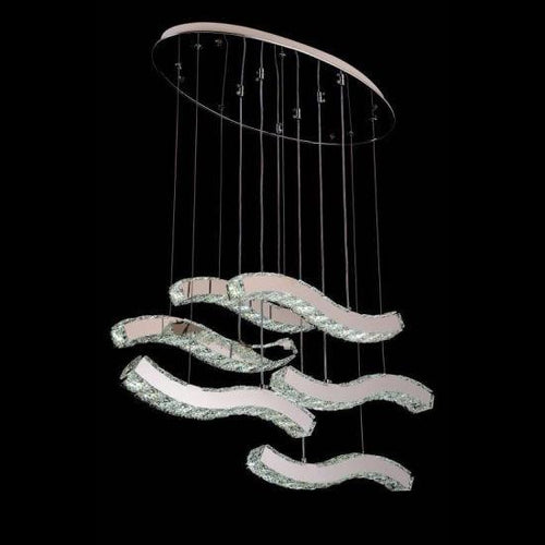 Crystal Wave Chandelier