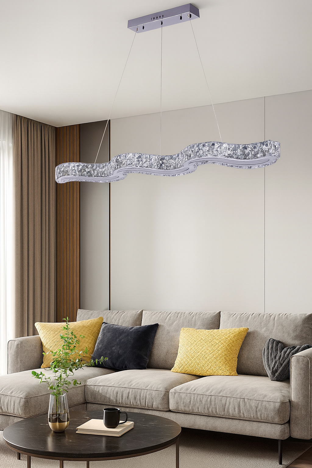 Lámpara Crystal Wave