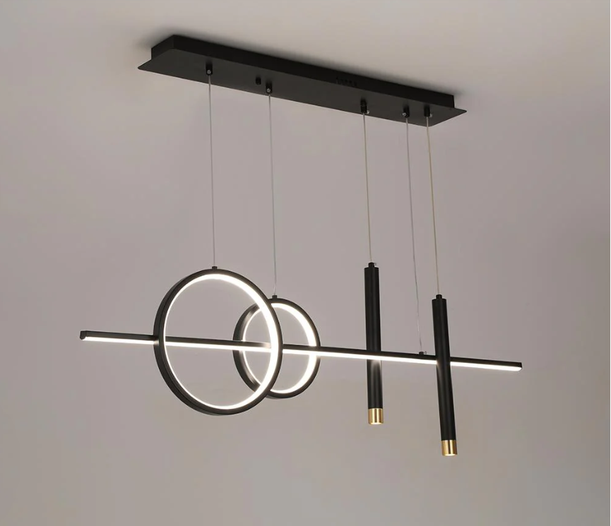 Lámpara Linear Black Rings