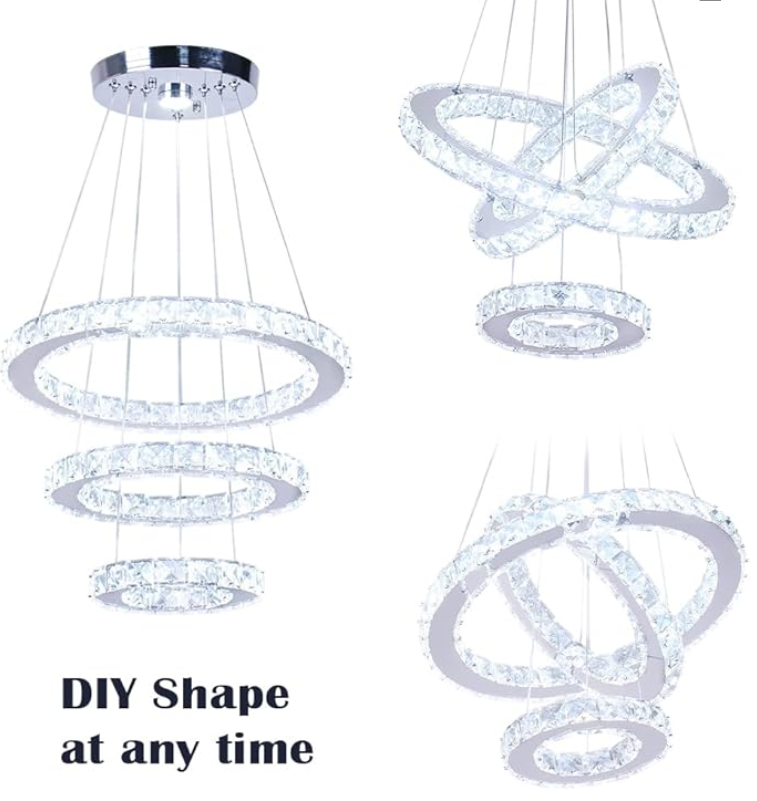 Aurea Rings Chandelier
